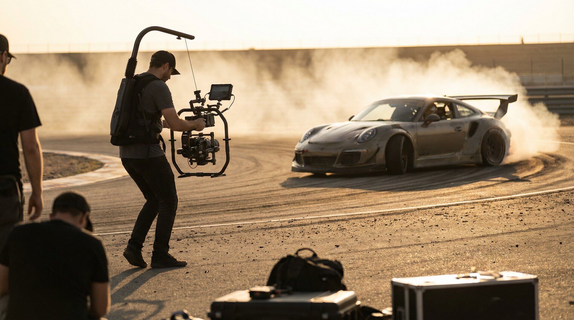 鉴黄师视频幕后花絮：赛道漂移拍摄纪实